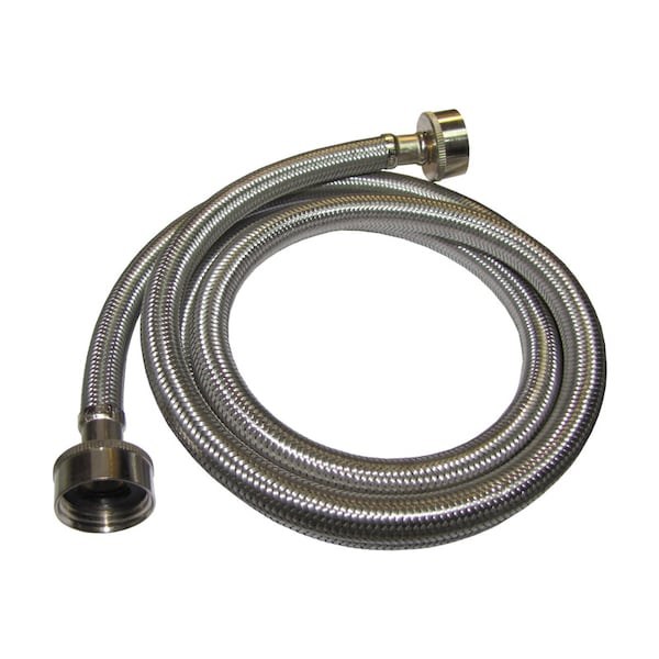 Plumb Pak 3/4 in. FHT X 3/4 in. D FHT 5 ft. Stainless Steel Washing Machine Hose PP23832 - main